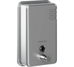 DISPENSADOR JABÓN VERTICAL 1100ML INOX 304 SATINADO